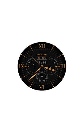 S4U Abandon Time minimal analog watch face