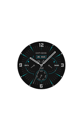 S4U Abandon Time analog watch face