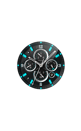 S4U Luxe SP analog watch face