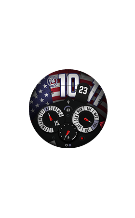 S4U Race USA digital watch face